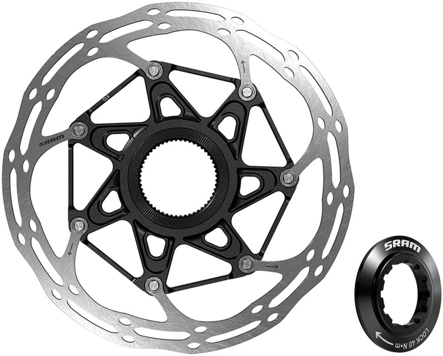 SRAM CenterLine X Disc Brake Rotor - 140mm Center Lock 1.85mm Includes Internal Tooled Lockring