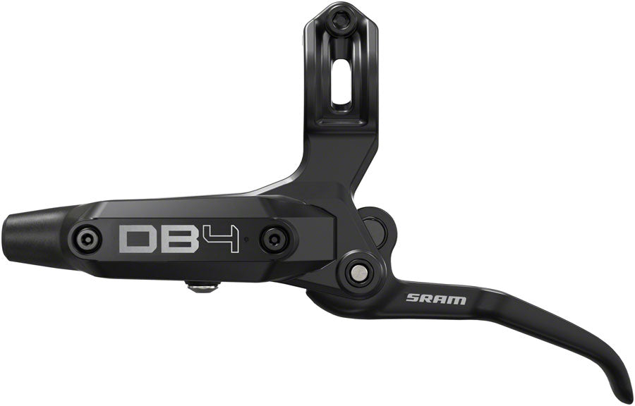 SRAM DB4 Disc Brake and Lever - Left Front or Rear 2000mm Hose Post Mount 4-Piston Aluminum Lever Diffusion Black A1