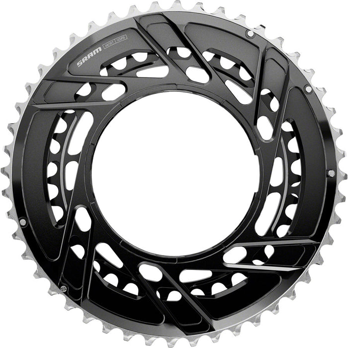 SRAM Force 2x Thread Mount Chainring - 48/35t 12-Speed Thread Mount (For Force E1 AXS PM Spider) Black E1