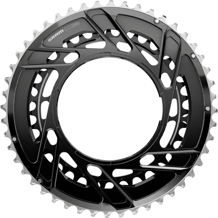 SRAM Force 2x Thread Mount Chainring - 50/37t 12-Speed Thread Mount (For Force E1 AXS PM Spider) Black E1