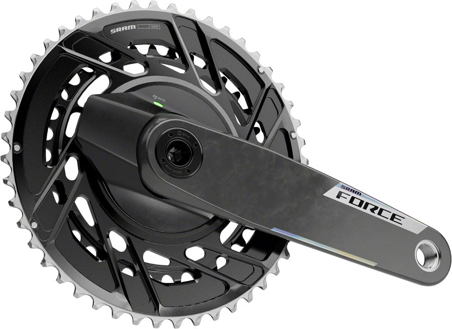 SRAM Force AXS Power Meter Crankset - 172.5mm 12-Speed 46/33t Thread Mount 8-Bolt PM Spider DUB Spindle Carbon E1