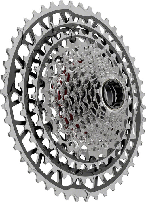 SRAM Force XPLR XG-1371 Cassette - 13-Speed 10-46t For XDR Driver Silver E1