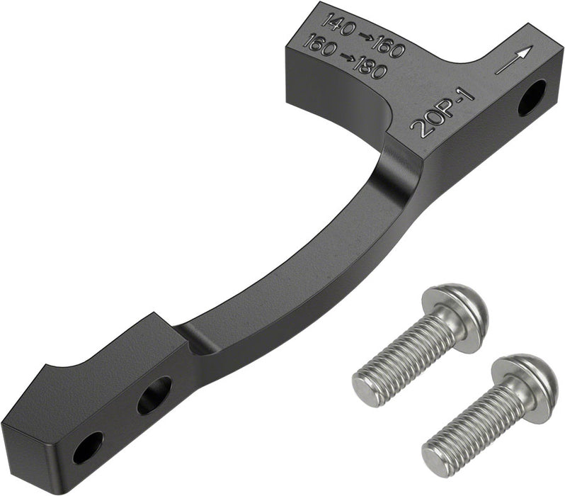 SRAM Post Bracket 20 P 1 Disc Brake Adaptor - For 160mm and 180mm Rotors Only Includes Bracket and Titanium Bolts