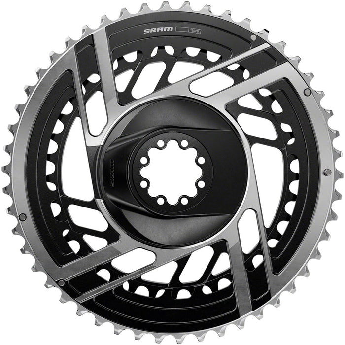 SRAM RED 2x Chainring Kit - 48/35t 2x12-Speed 8-Bolt Direct Mount Black/Silver E1