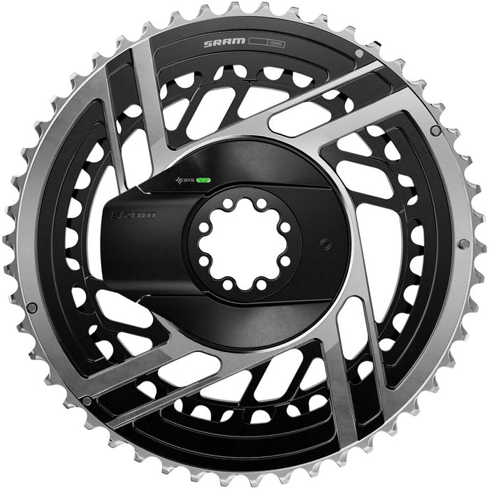 SRAM RED AXS 2x Power Meter Chainring Kit - 46/33t 2x12-Speed 8-Bolt Direct Mount Black/Silver E1