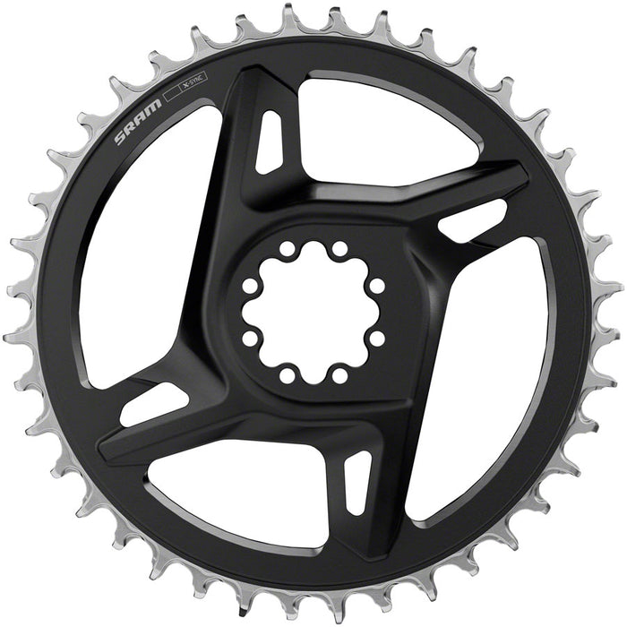 SRAM RED X-Sync Chainring - 42t 12/13-Speed 8-Bolt Direct Mount 6.5mm Offset Black/Silver E1