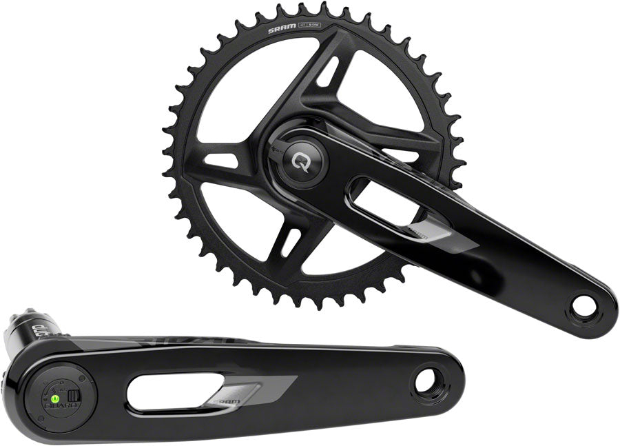 SRAM Rival 1x XPLR AXS Power Meter Wide Crankset - 160mm 12/13-Speed 42t 8-Bolt Direct Mount DUB PM Spindle Black E1