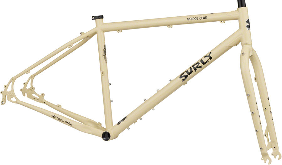 Surly Bridge Club Frameset - 27.5/700c Steel Whipped Butter X-Large