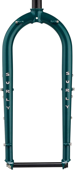 Surly Wednesday Fork - 26 15x150mm Thru-Axle 1-1/8 Straight Steerer Steel OG Algae
