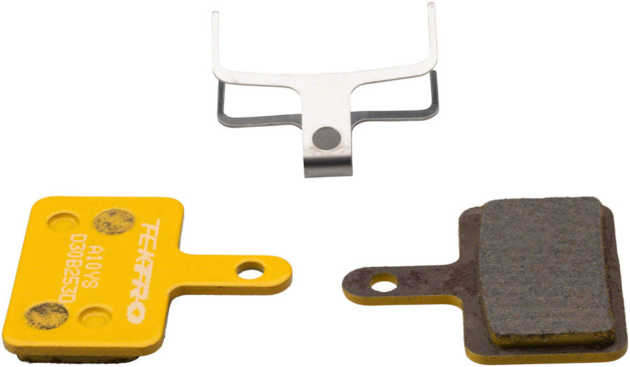 Tektro A10YS Disc Brake Pads - Overall Balanced Resin Compound For 2-Piston Caliper