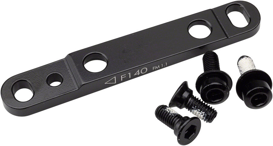 Tektro F5 Disc Brake Adaptor - Front Flat Mount Compatible with 140 and 160mm Rotor