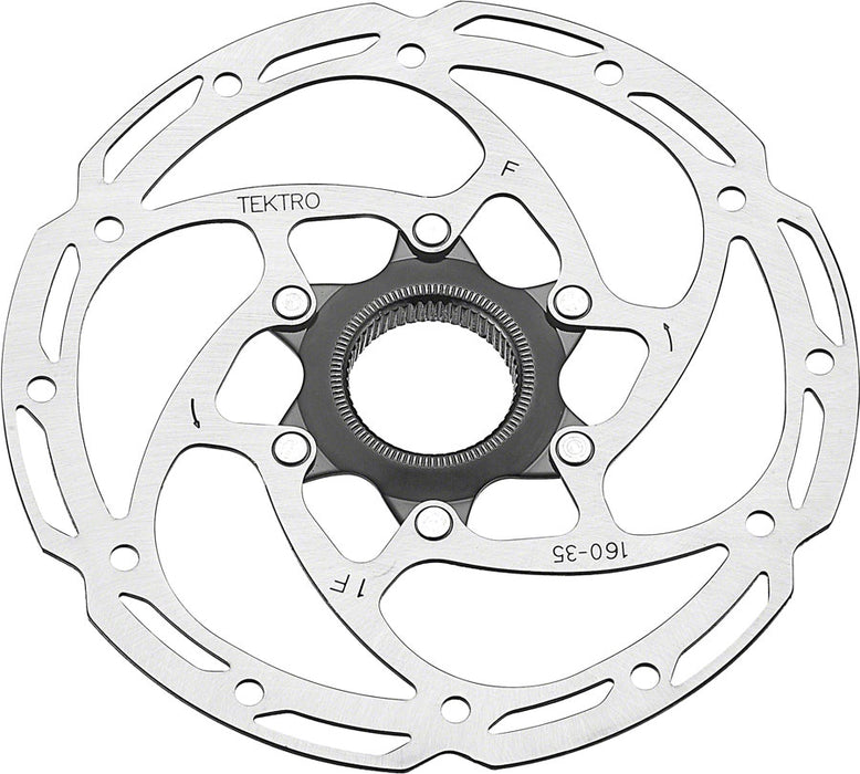 Tektro TR160-35 Disc Brake Rotor - 160mm Center-Lock 1.8mm Thickness