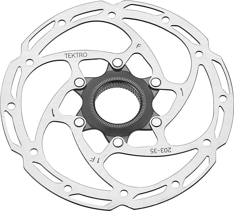 Tektro TR203-35 Disc Brake Rotor - 203mm Center-Lock 1.8mm Thickness