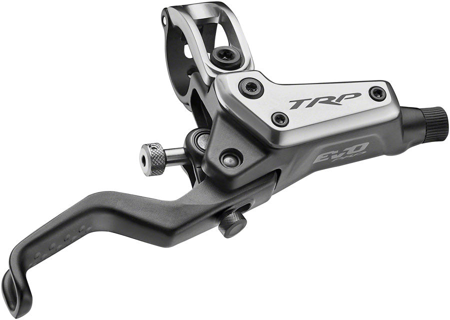 TRP EVO Pro HD-M9040 Disc Brake and Lever - Right/Front or Rear 1900mm Hose Post Mount 4-Piston Gray