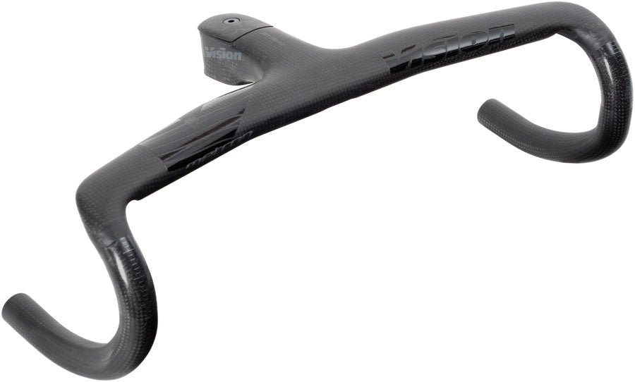 Vision Metron 5D ACR EVO Drop Handlebar 40cm Width 130mm Stem Length -6  Angle Integrated Carbon Design   Black