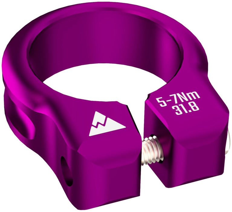 Wheels Manufacturing Seatpost Clamp - 34.9mm Bolt-On Purple