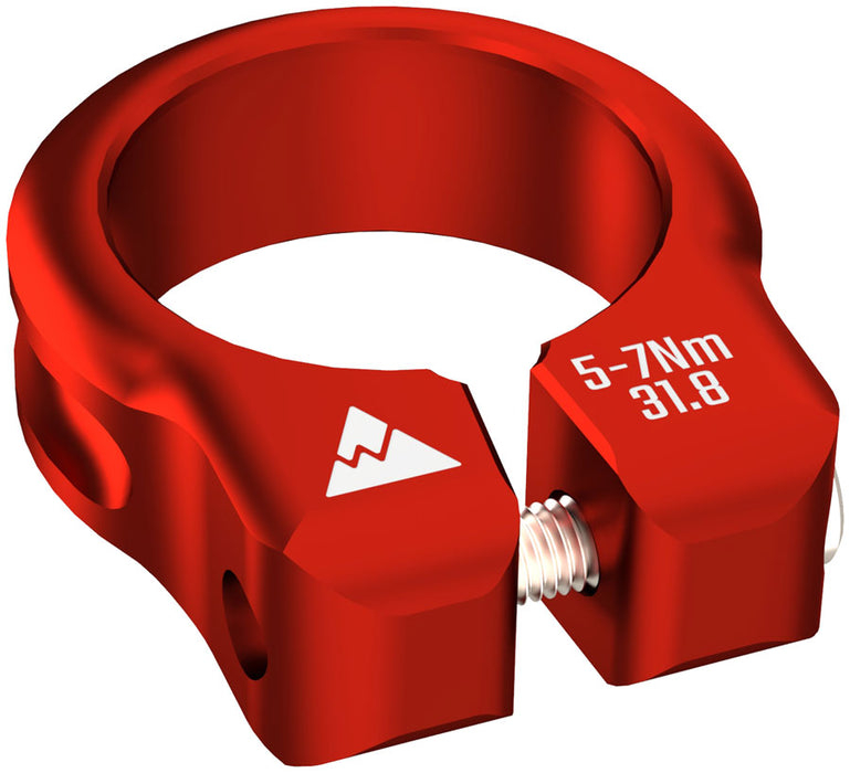 Wheels Manufacturing Seatpost Clamp - 34.9mm Bolt-On Red