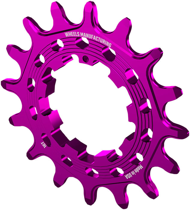 Wheels Manufacturing SOLO HG Cog - 16t Fits SOLO-HG Kits Purple