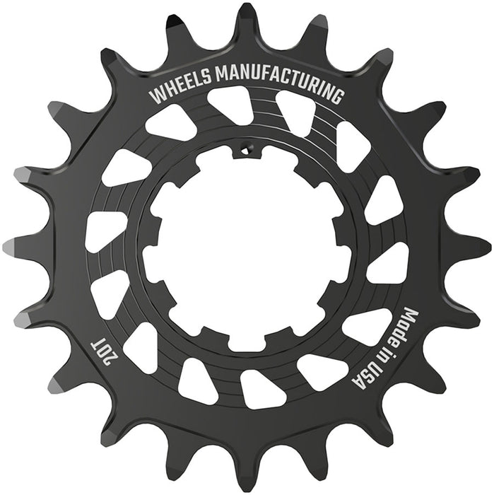 Wheels Manufacturing SOLO HG Cog - 20t Fits SOLO-HG Kits Black