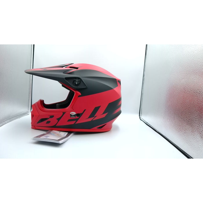 Bell Powersports Moto-9 MIPS Louver Gloss Black/Red Large - Open Box (Without Box)