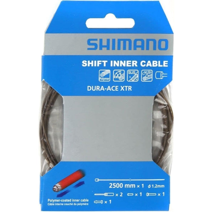 SHIMANO Polymer Coated Stainless Bicycle Cables