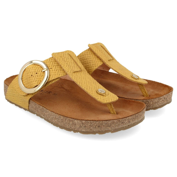 Haflinger Round Buckle Corinna Lifestyle Slip On Sandals
