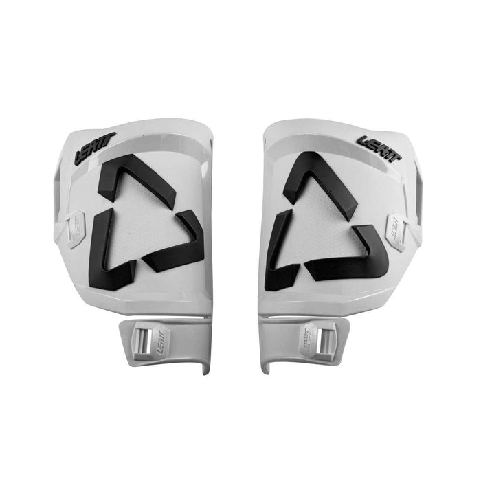 Leatt Shin plate Kit Moto 5.5 White/Black Pair Motorcycle Boots