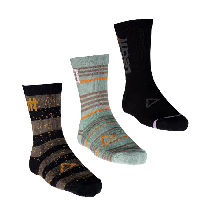 Leatt Socks MTB 3-pack selection Bicycle Socks
