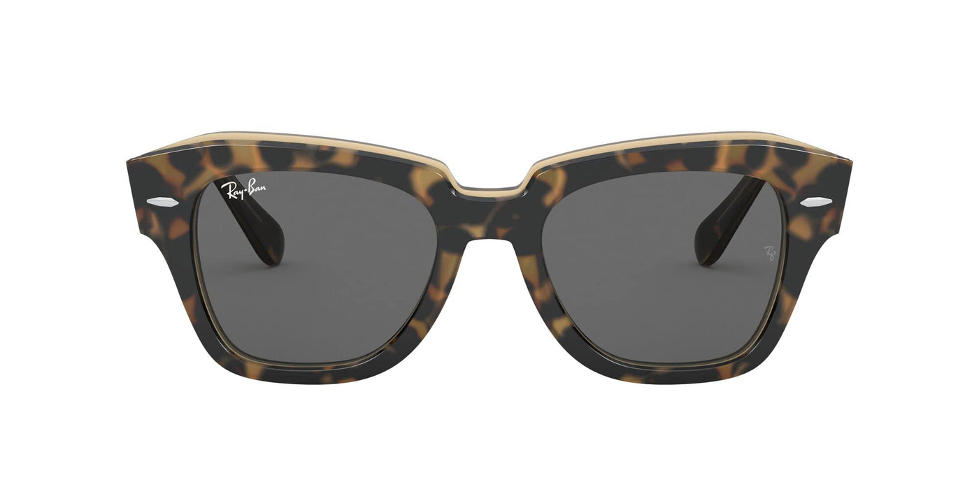 Rayban State Street Havana On Transparent Brown/Dark Grey 49