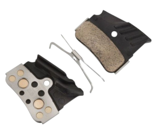 Shimano N04C Metal Pad W/ Fin & Spring 1 Pair Bicycle Brake Pads