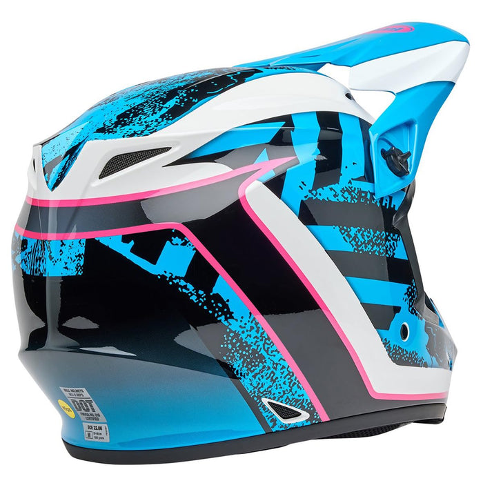 Bell Moto MX-9 MIPS Blue/Pink Breakdance 2X-Large