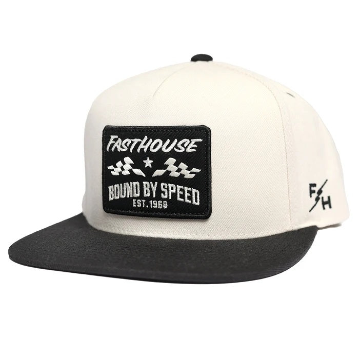 Fasthouse Bound By Speed Hat Cream/Black