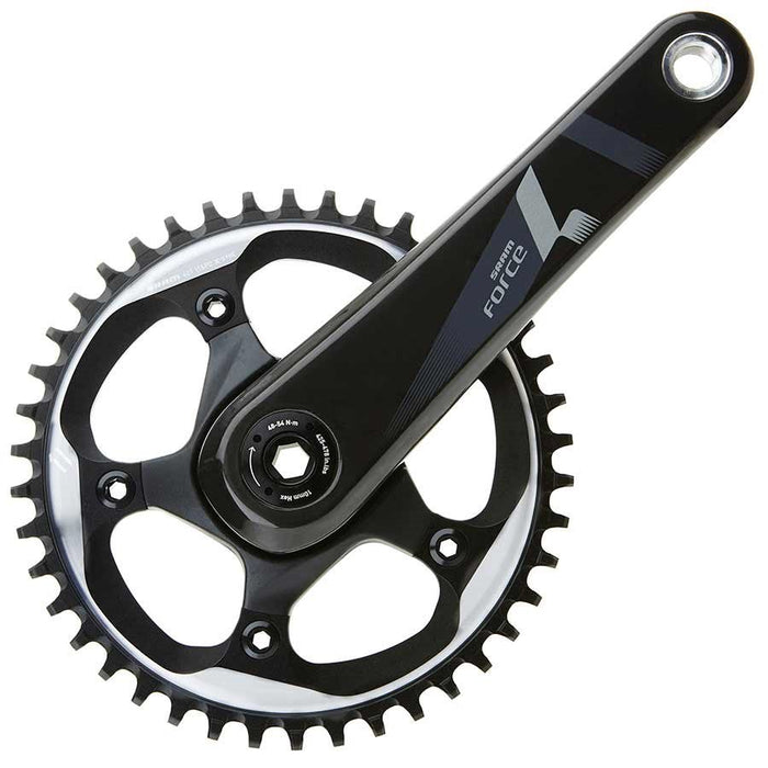 SRAM, Force1, Crankset, 11 sp., 172.5mm, 42T, BCD:110mm, GXP, 68mm, 45.5mm, Black