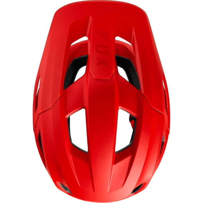 Fox Racing Mainframe Helmet Trvrs Fluorescent Red Small