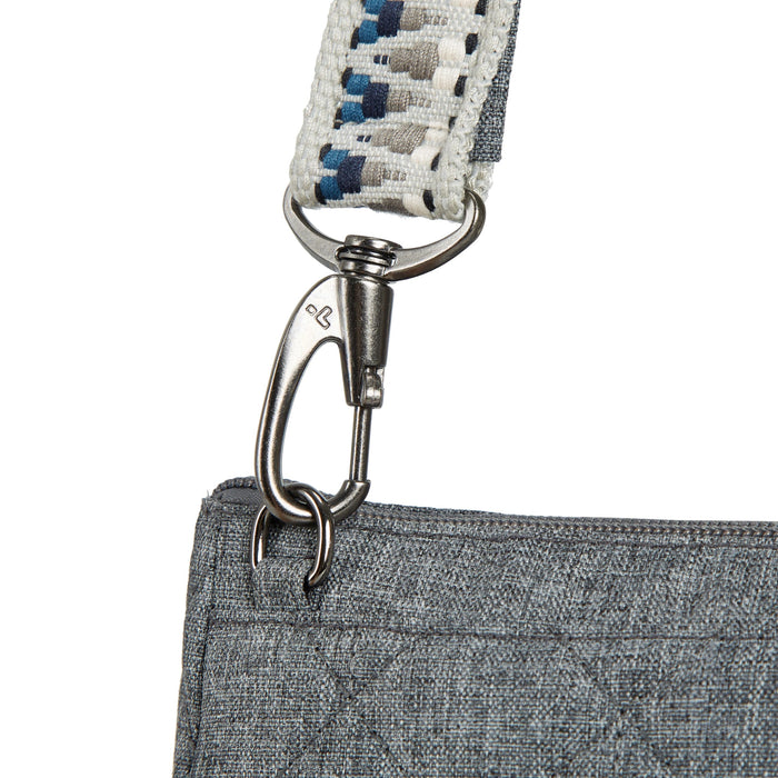 Travelon AT Boho Clutch Xbody Gray Heather