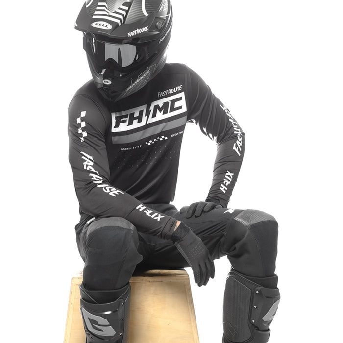 Fasthouse Helix Podium Jersey Black/White  Small