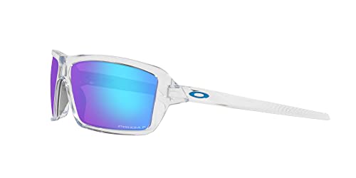 Oakley Cables Polished Clear/PRIZM Sapphire Polarized