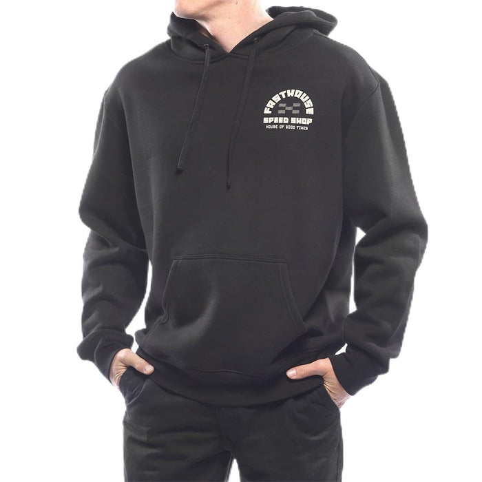 Fasthouse Iron Steed Hooded Pullover Black Small