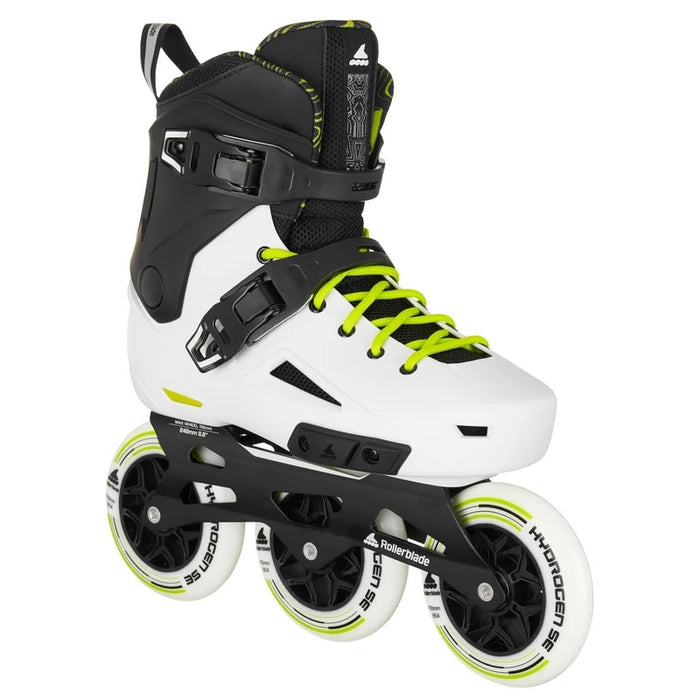 Rollerblade Lightning 110 White/Black 8/8.5 - Open Box (Without Box)