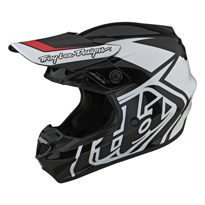 Troy Lee Designs Gp Helmet Overload No Mips Black/White X-Large