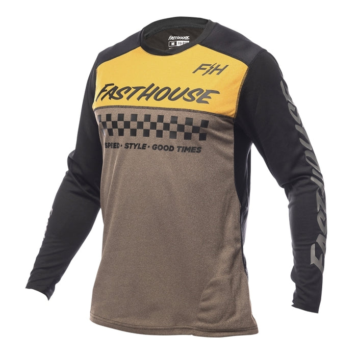 Fasthouse Alloy Mesa LS Jersey Heather Gold/Brown 3X-Large