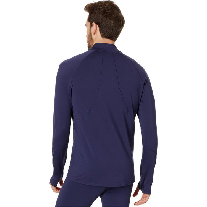 Hot Chillys Micro-Elite Chamois Zone Zip-T Mens Performance Snow Thermal Base Layers