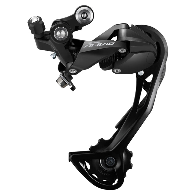 SHIMANO REAR DERAILLEUR, RD-M3100, ALIVIO, SGS 9-SPEED, TOP NORMAL, SHADOW DESIGN, DIRECT ATTACHMENT