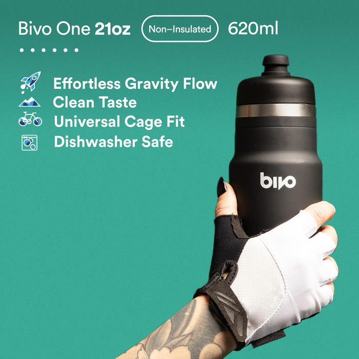 Bivo One 21oz Non-Insulated Bottle Gray