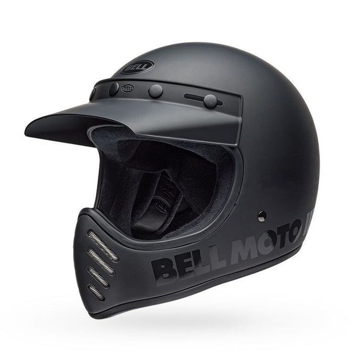 Bell Moto Moto-3 Classic Matte/Gloss Blackout X-Large