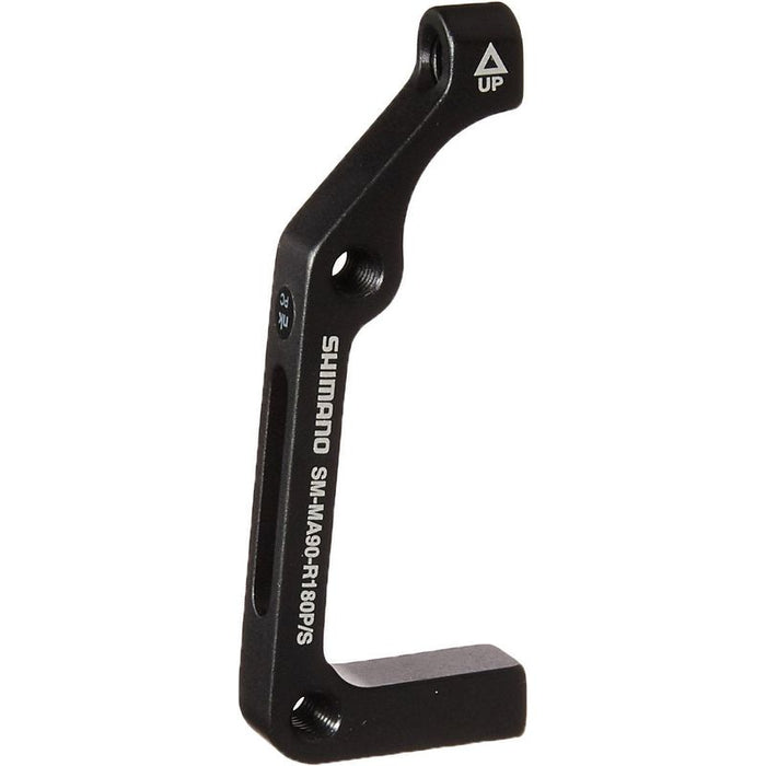 SHIMANO MOUNT ADAPTER FOR DISC BRAKE CALIPER, SM-MA90-R180P/S, I.S. to Post Mount, 180mm, Rear