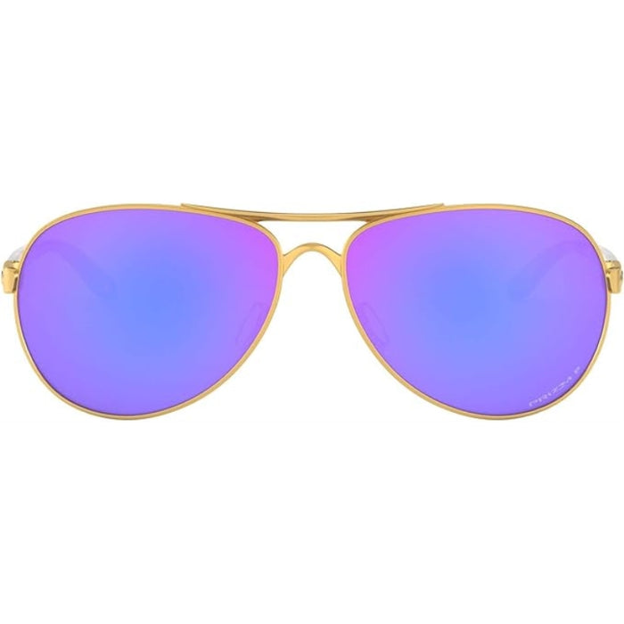 Oakley Feedback Satin Gold W/ Prizm Violet Polarized