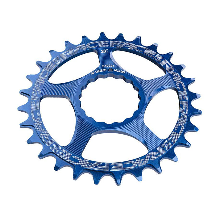 Race Face Chainring Cinch Dm 28T Blu 10-12S