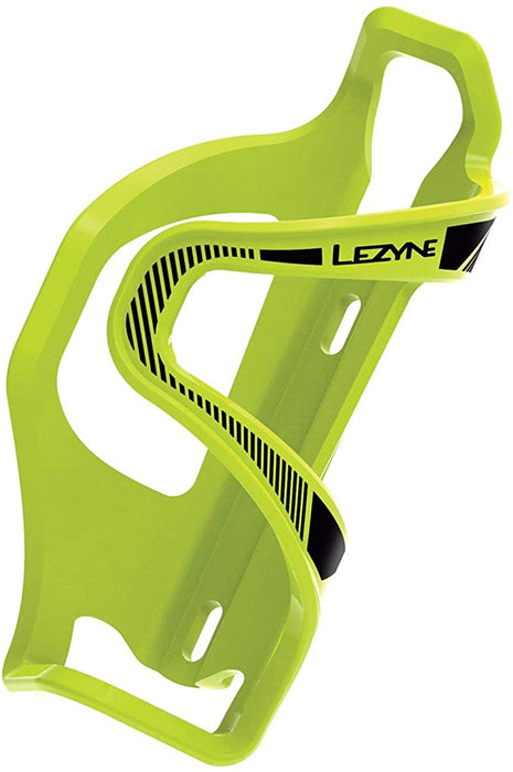 Lezyne Flow Cage Side Load Enhanced Green Left