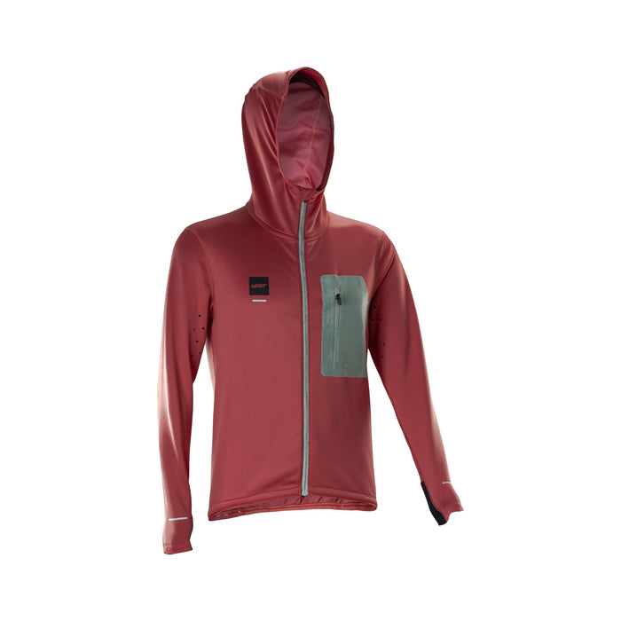 womens bicycle jackets Leatt MTB ThermaFlow 2.0 Woman Jacket 2026 Size L Colour Dusty Red